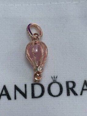 Pandora Sparkling Pink Hot Air Balloon Dangle Charm